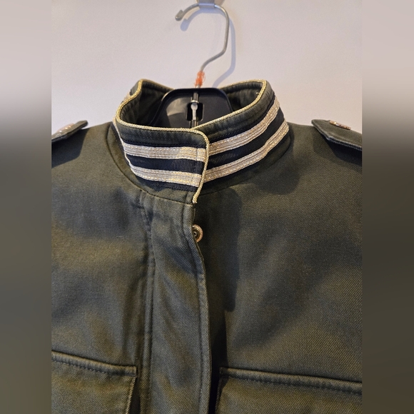 Zadig & Voltaire Military Jacket Khaki Size Small - Picture 6 of 15